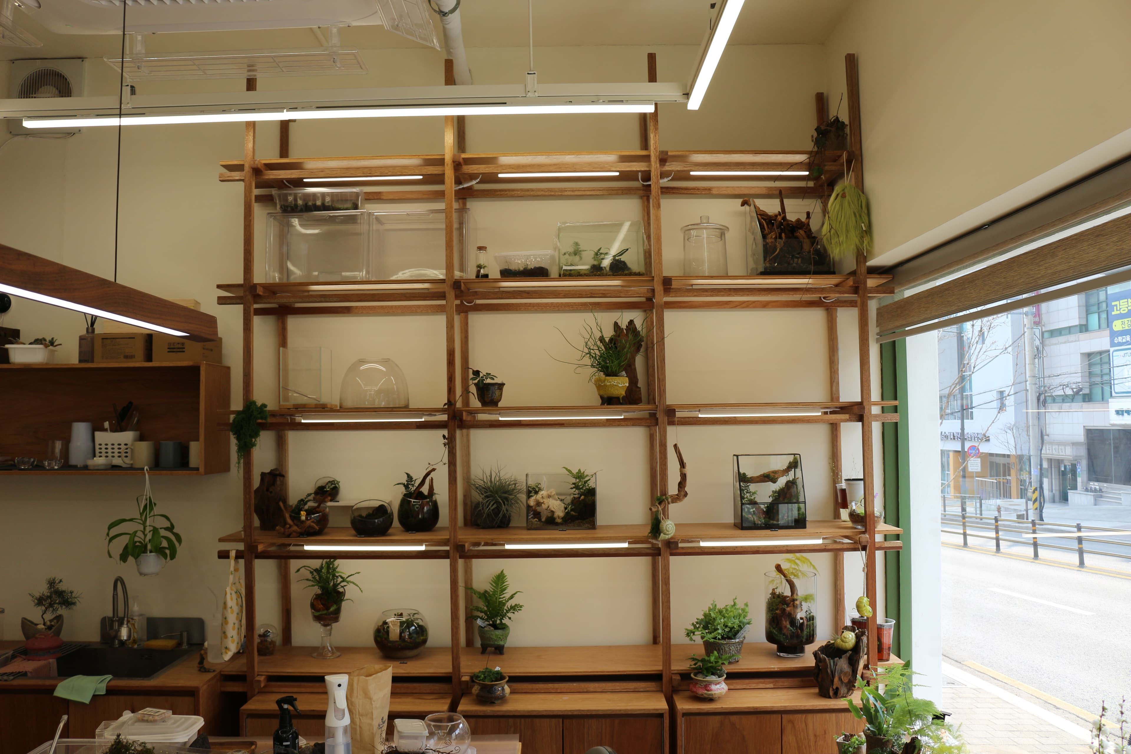 숲속 한 조각 홈키트 — 매장 진열 모습